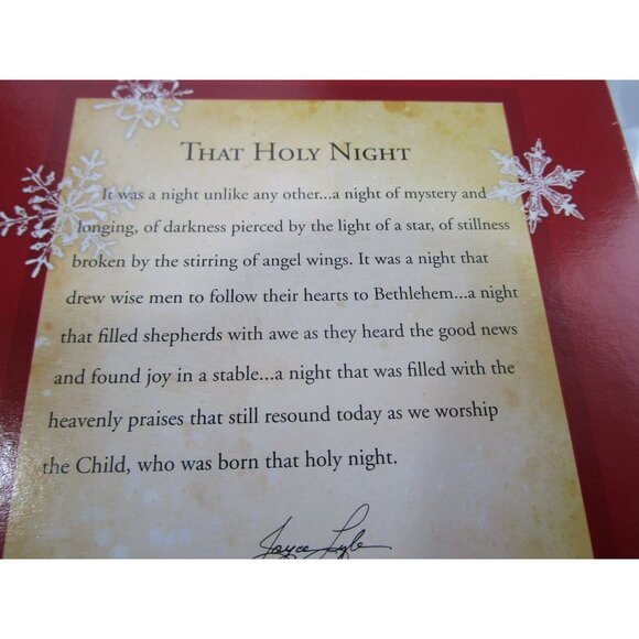 Hallmark Keepsake "That Holy Night" Nativity Ornament Set Of 3 NIB Vintage 2004 - Picture 4 of 12